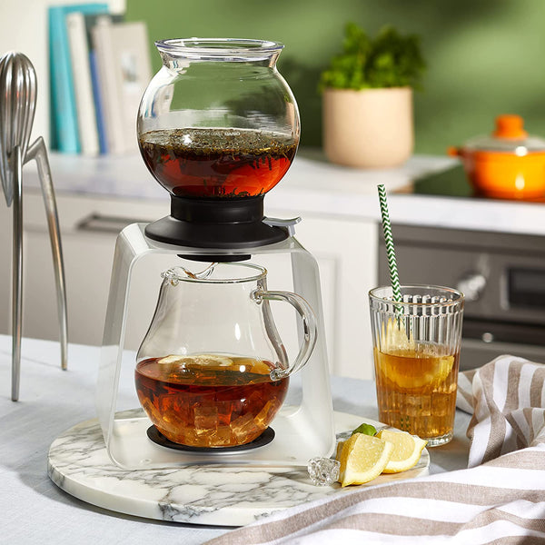 Glass Tea Dripper Set with Stand and Glass Server